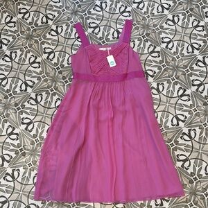 Boden Pink Sleeveless Scoop Neck Sundress